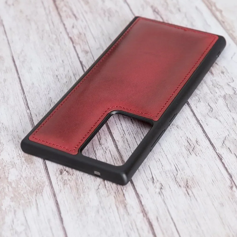 Samsung Note 20/Ultra Premium Leather Case Red